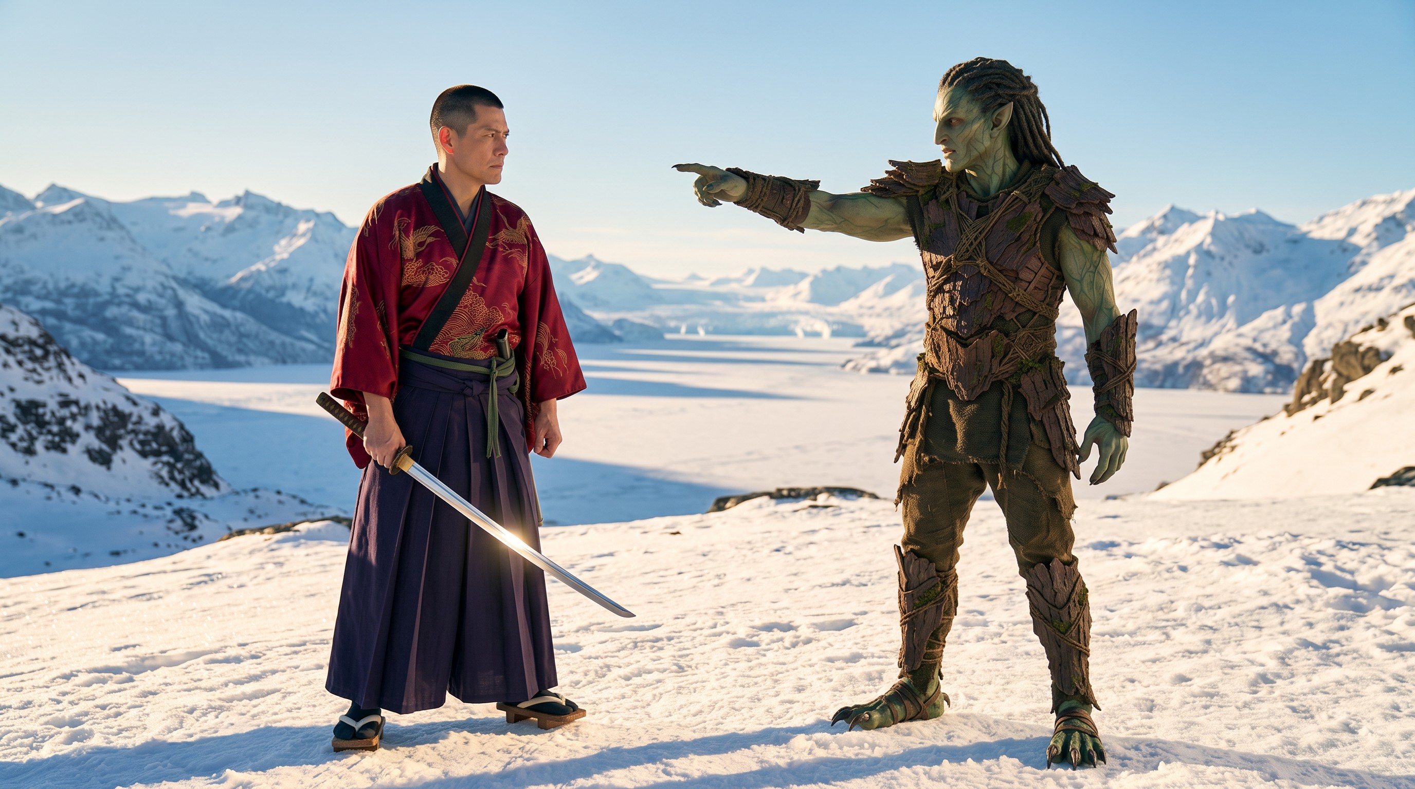 The Samurai of the Glacial Canopy — scene 5