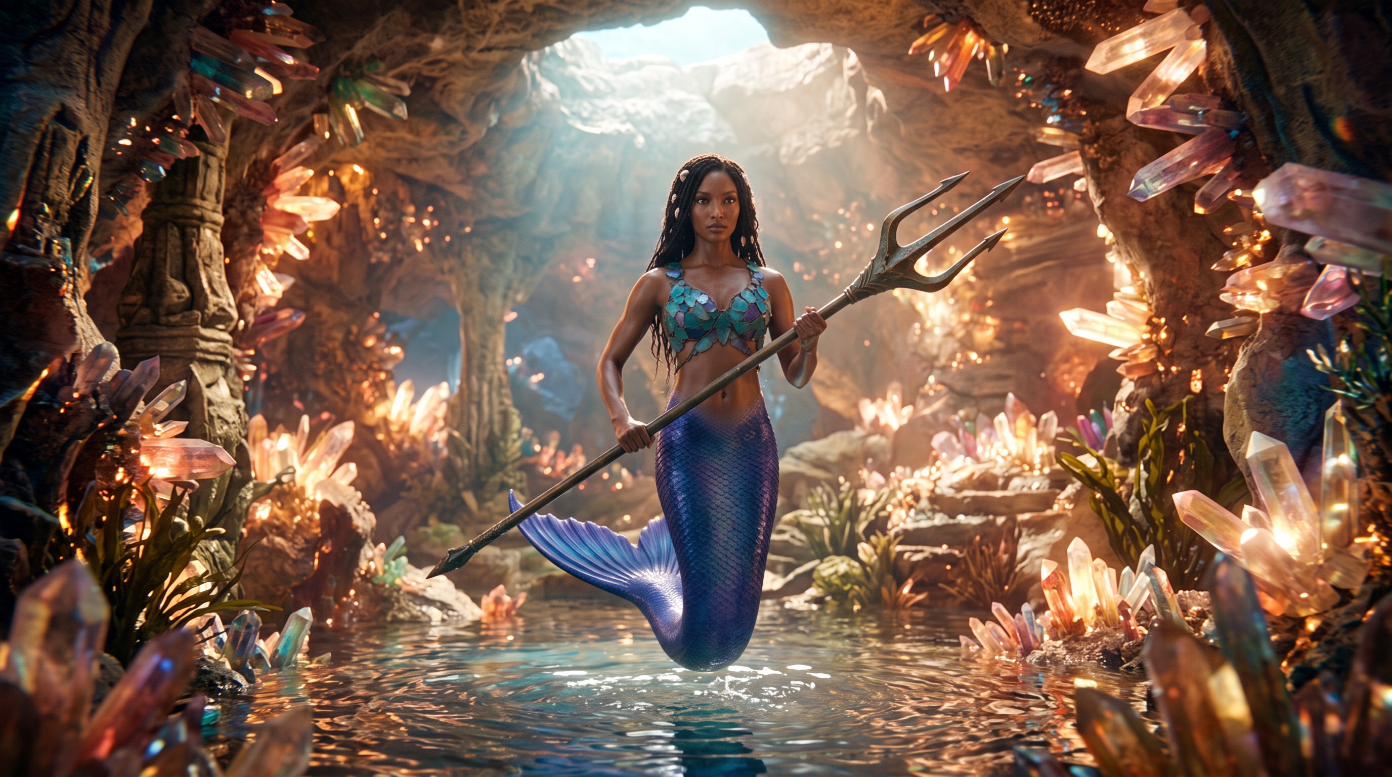 The Silent Tides of the Crystal Cavern — scene 1