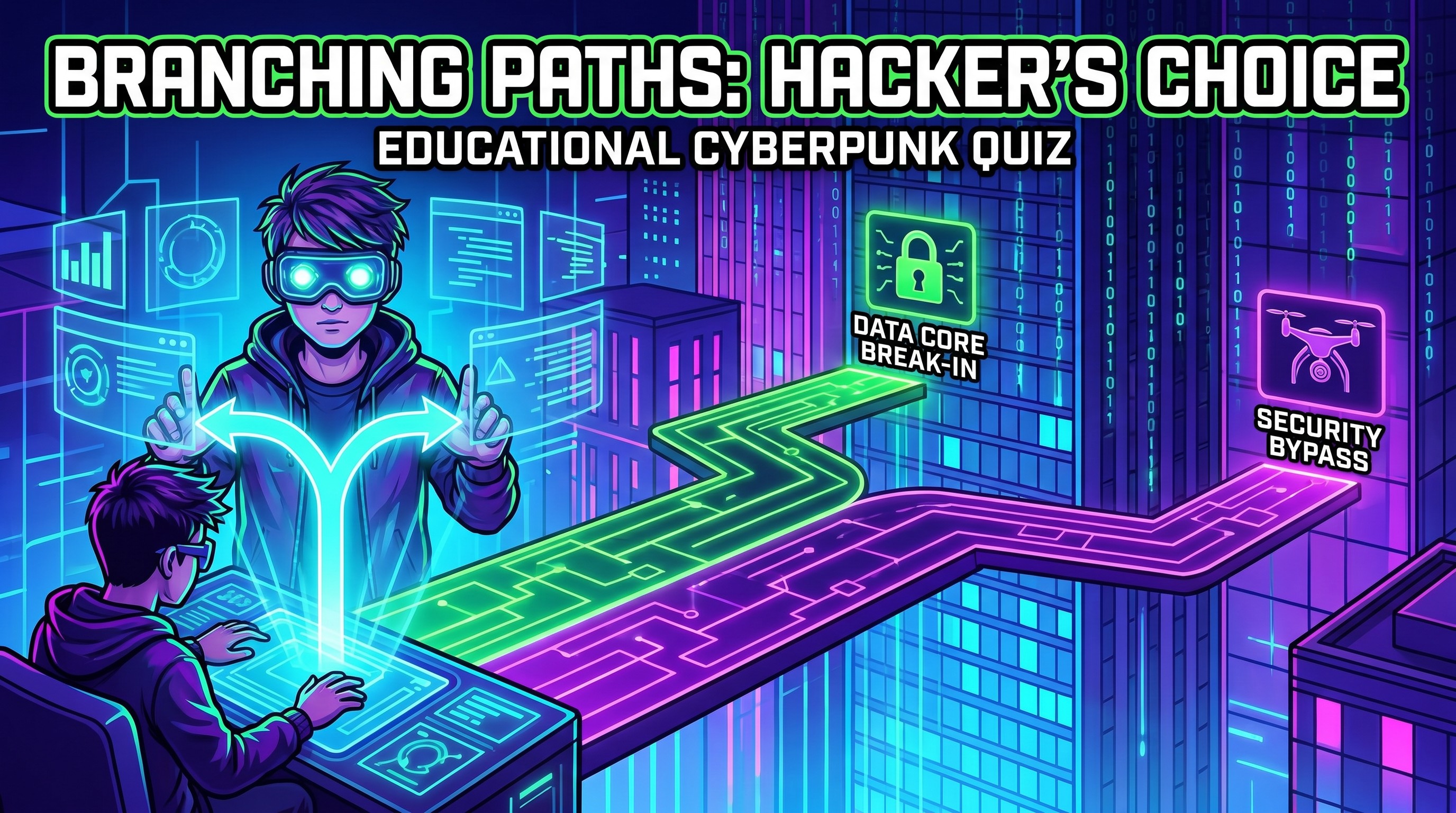 Neon Breach: Cyber Heist