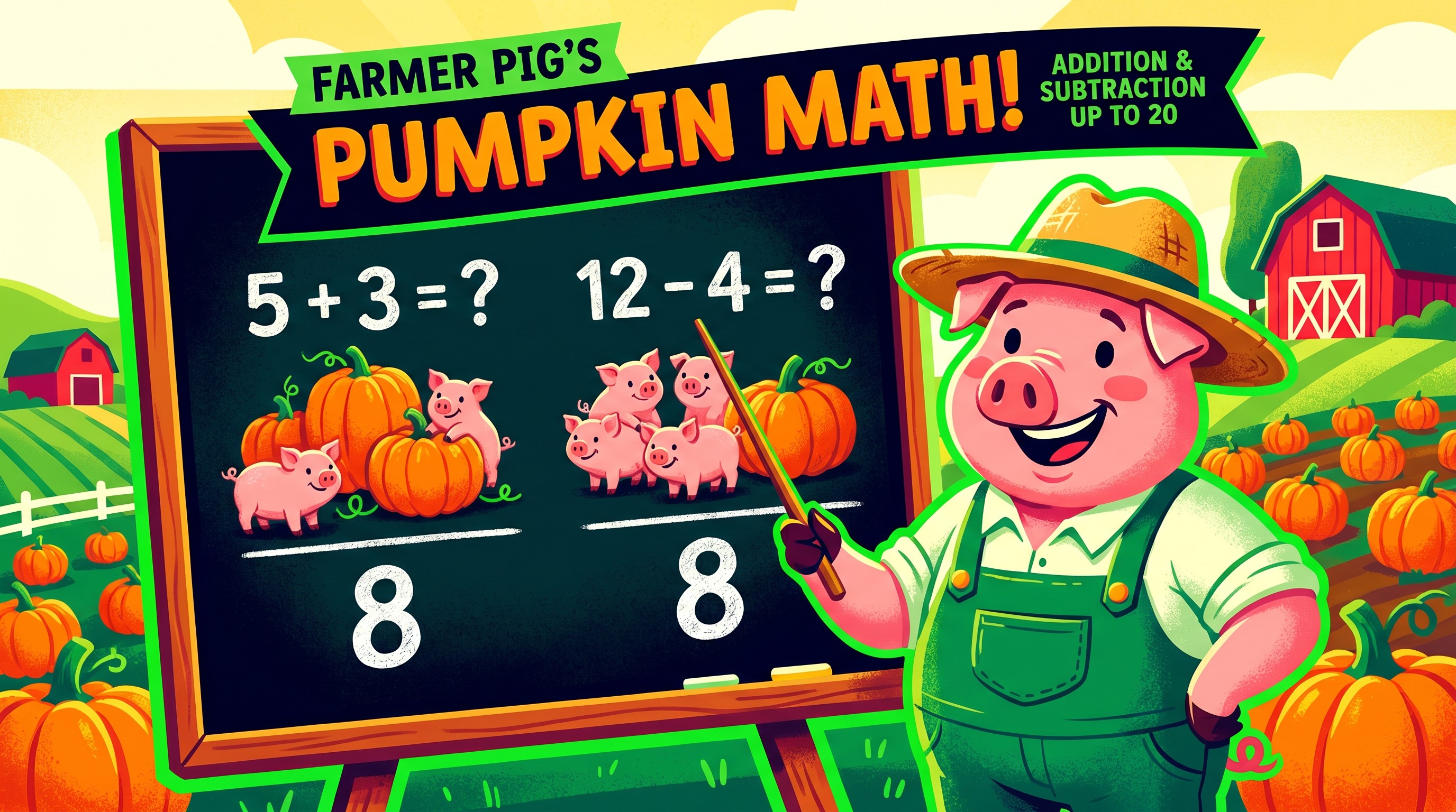 Farmer Pig's Math Harvest