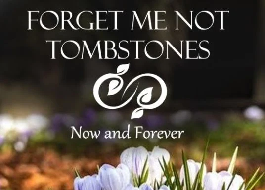 Forget Me Not Tombstones