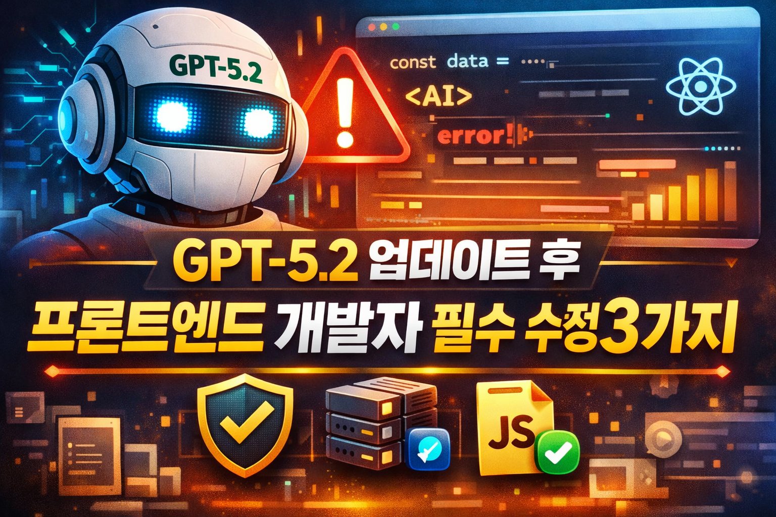 GPT-5.2 업데이트 후 프론트엔드 개발자가 반드시 수정해야 할 설정 3가지