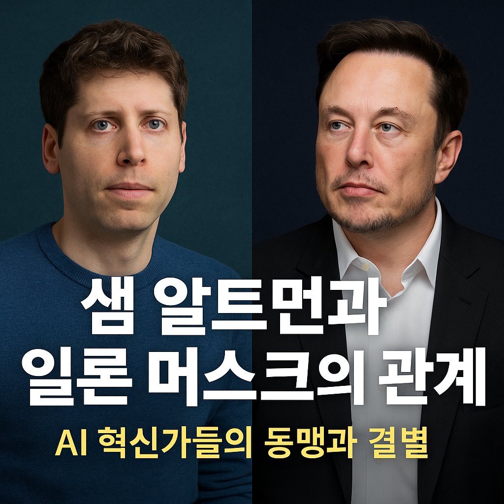 샘 알트먼과 일론 머스크의 관계, AI 혁신가들의 동맹과 결별