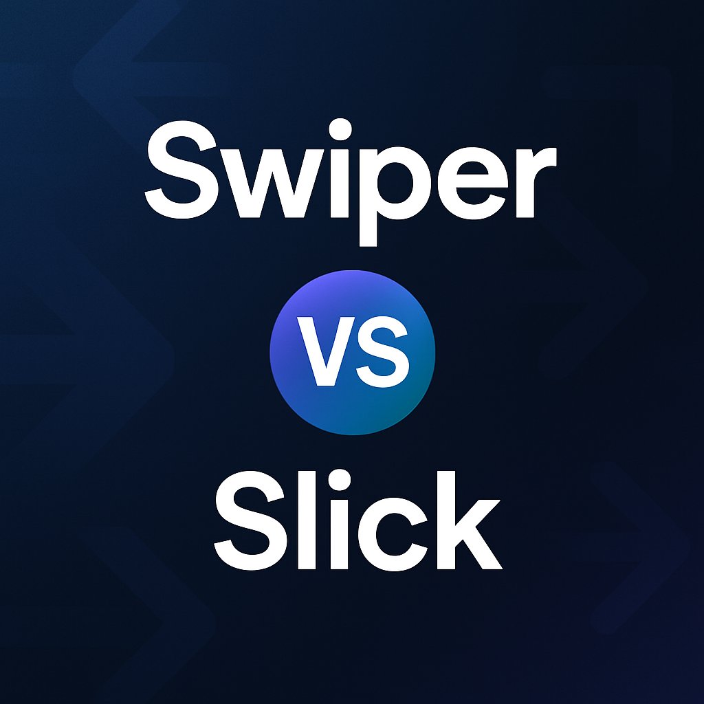 Swiper vs Slick, 웹 성능의 관점에서 무엇이 더 빠를까?