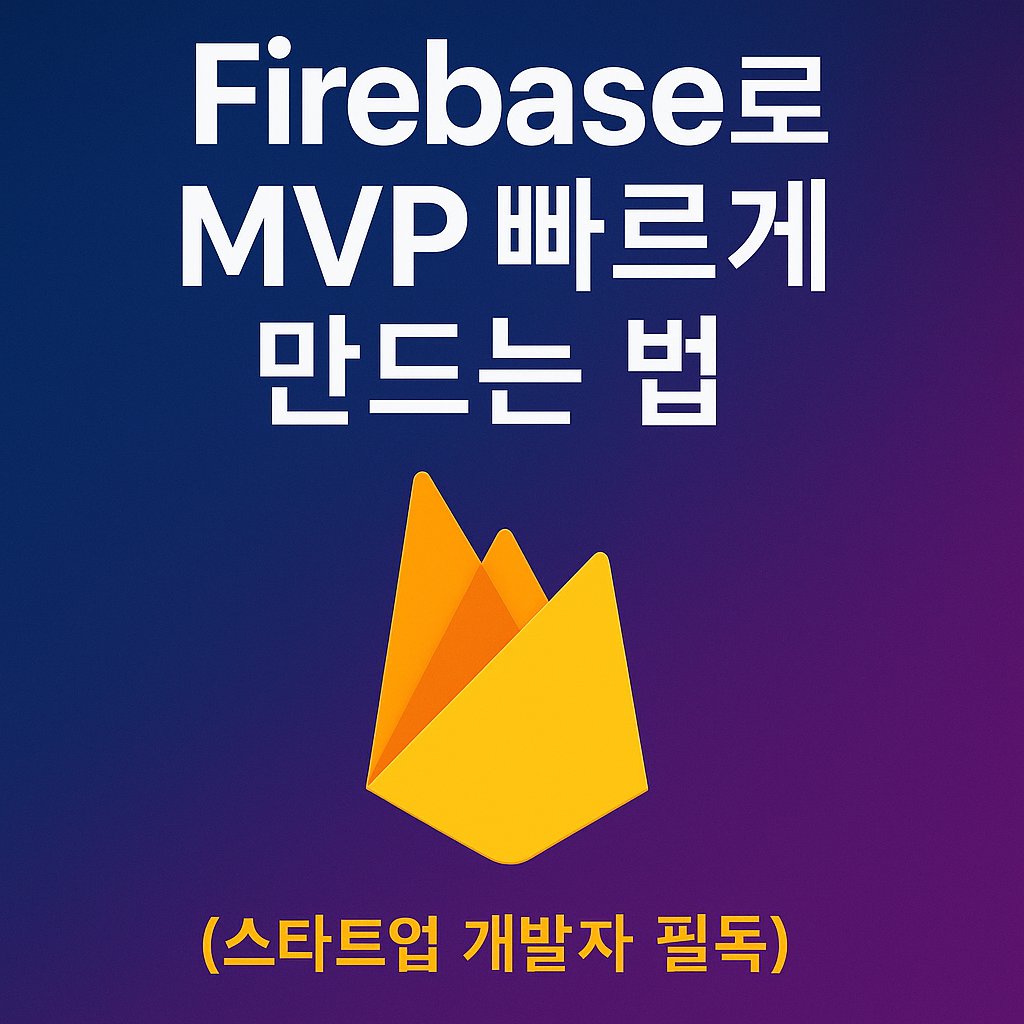Firebase로 MVP 빠르게 만드는 법 (스타트업 개발자 필독)