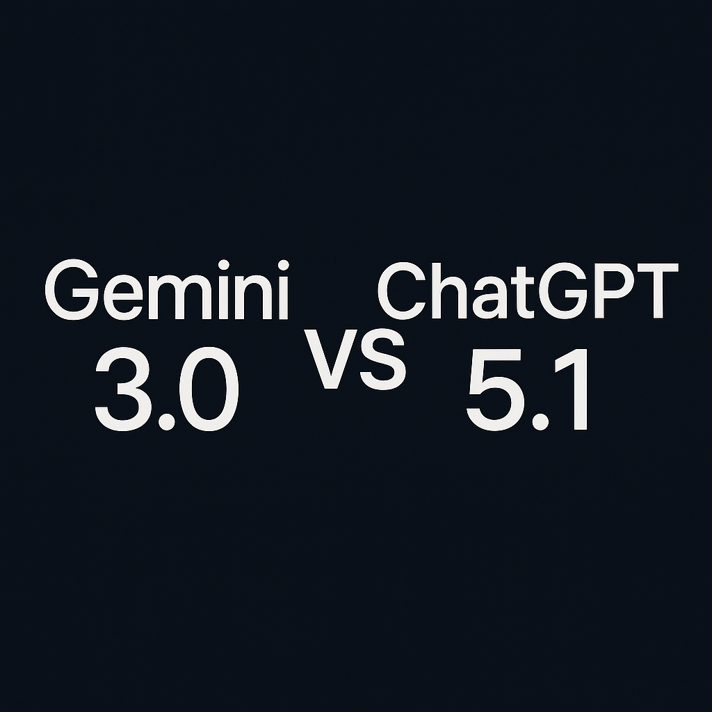 Gemini 3.0 vs ChatGPT 5.1 — 2025년 개발자가 선택해야 할 AI는 무엇인가