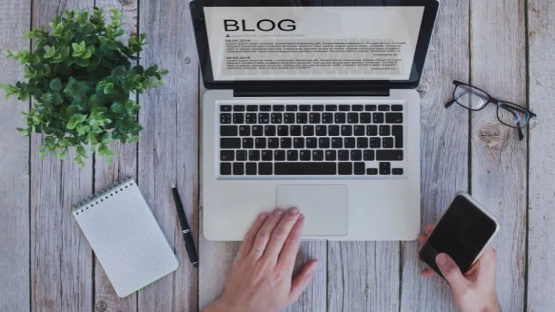 Cómo Monetizar tu Blog, imágen ilustrativa de un blog