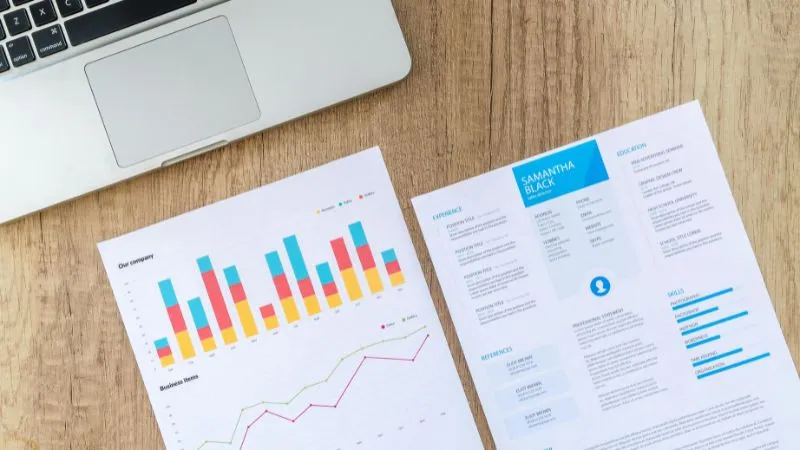 Imágen de gráficos que representa las ganancias que se pueden lograr con email marketing