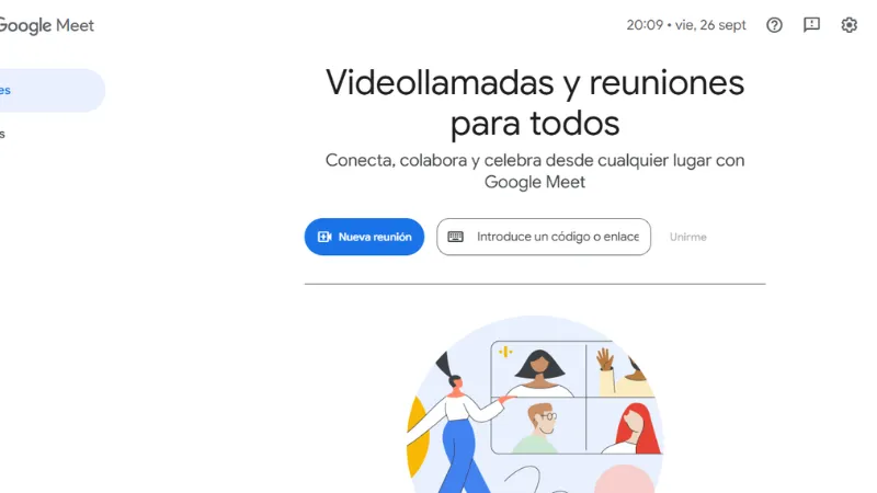 Reuniones y consultorías online con Google Meet