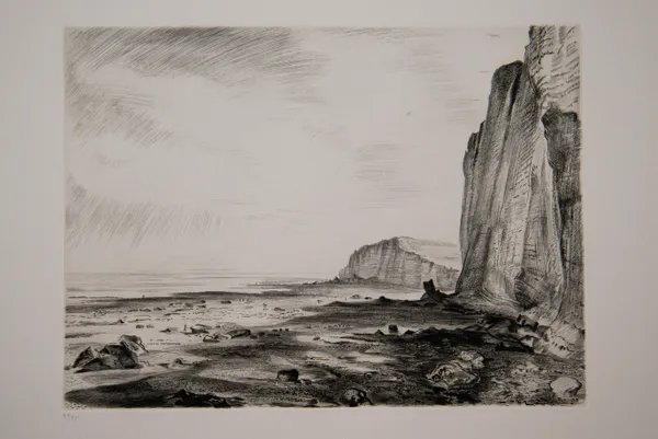 Falaise et plage