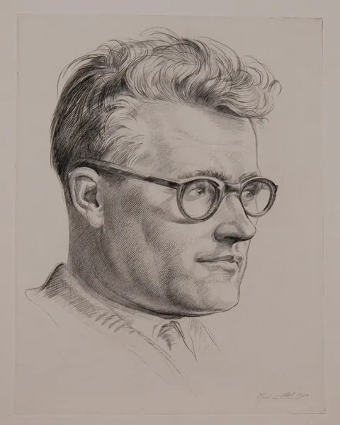 Portrait de jeune homme aux lunettes