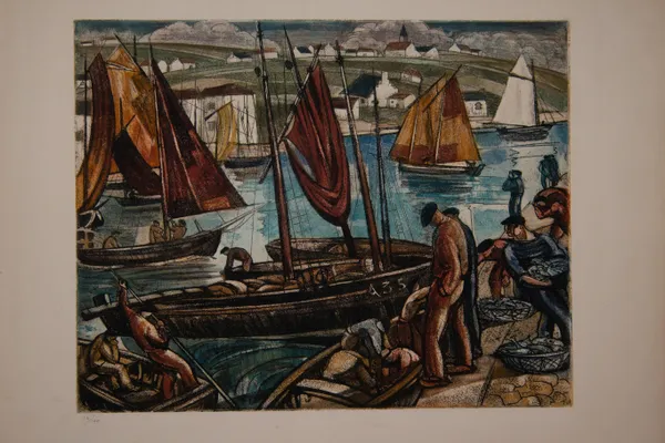 Retour de pêche au port