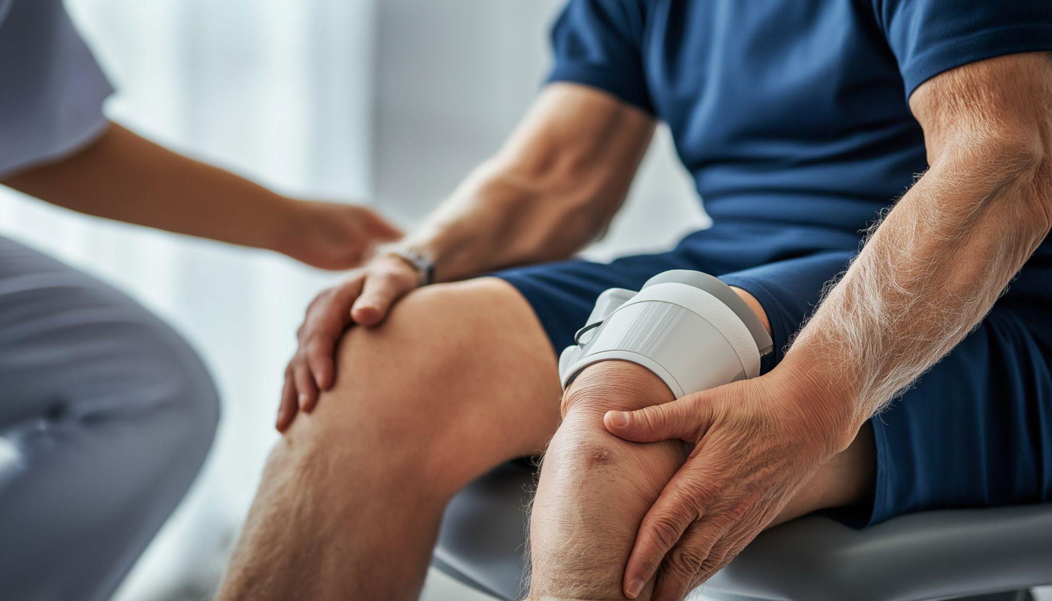 Closure of knee pain.