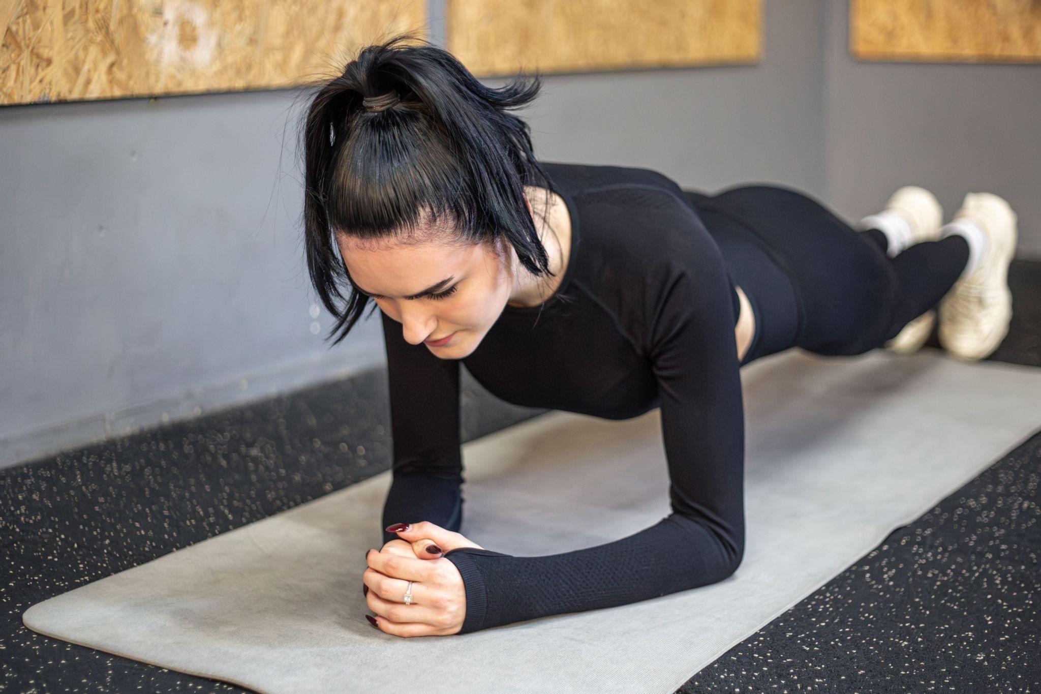 A person working out.