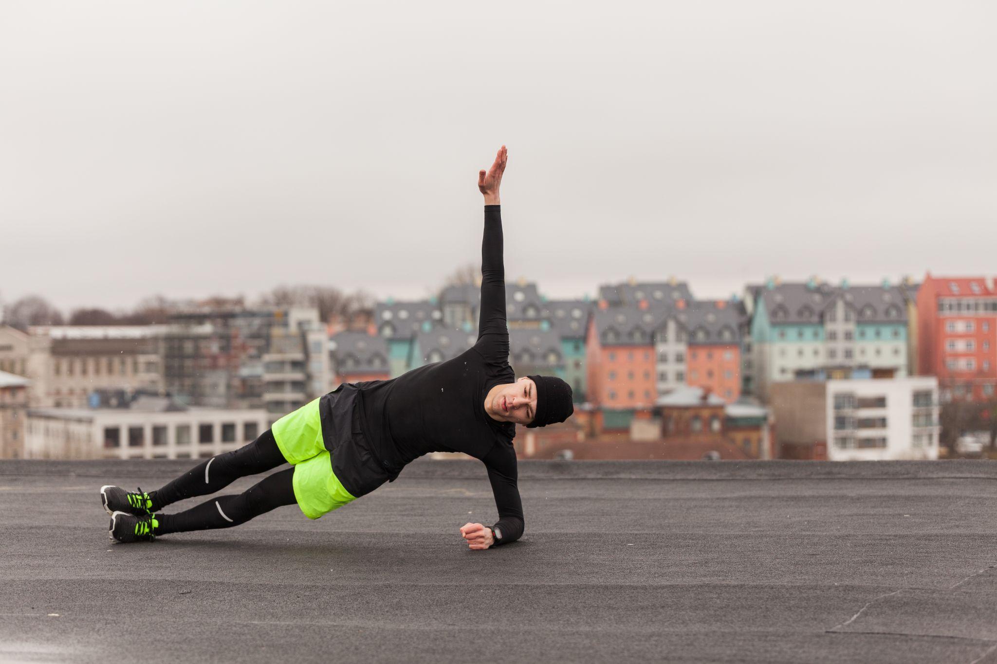 A person working out.