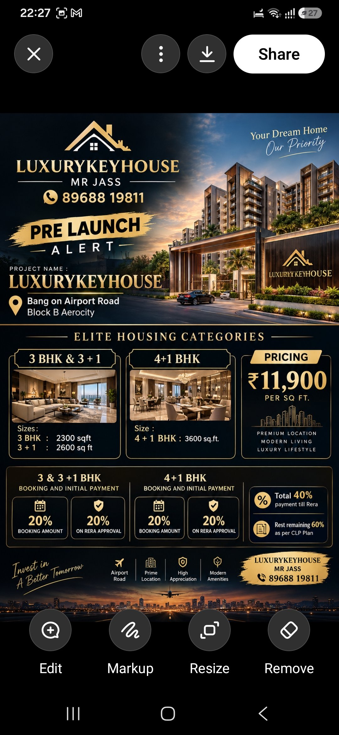 3BHK Semi-furnished Flat for sale in Location set