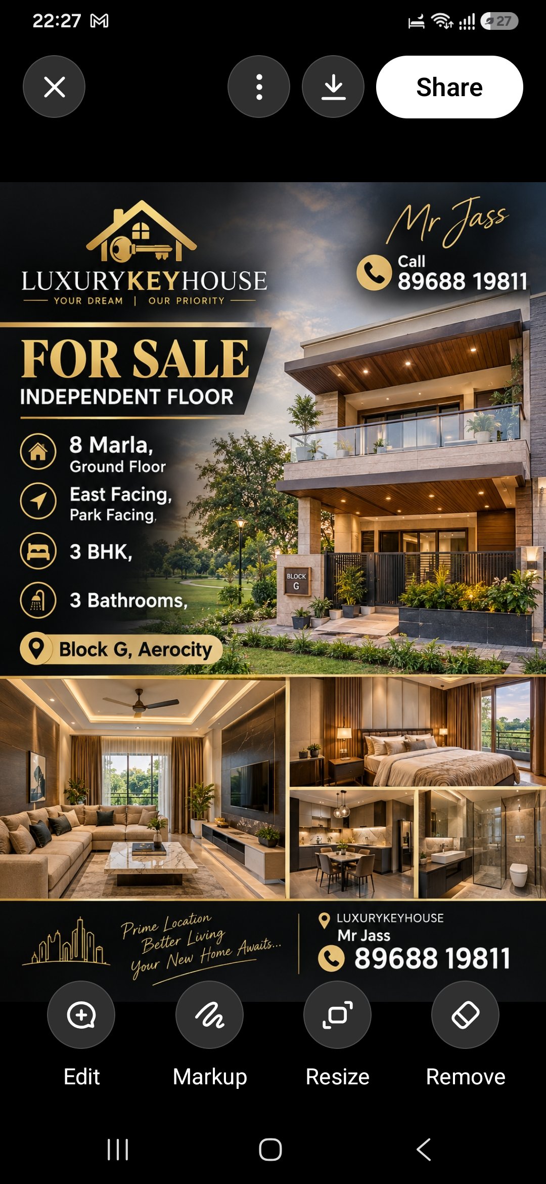 3BHK Semi-furnished Flat for sale in Location set