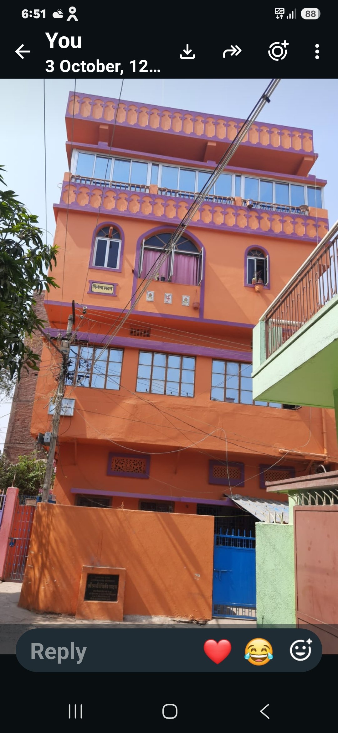 2BHK Semi-furnished Room for rent — photo 1