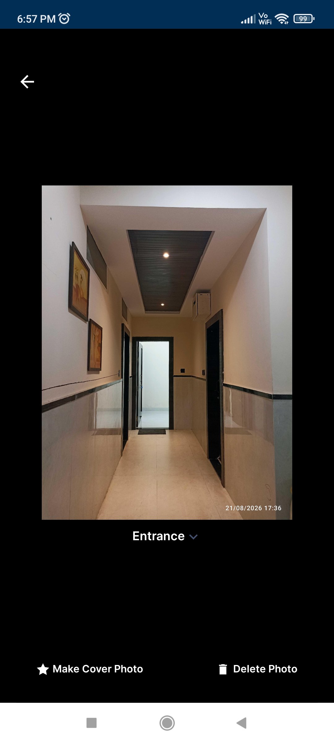 1BHK Semi-furnished Flat for rent in Location set