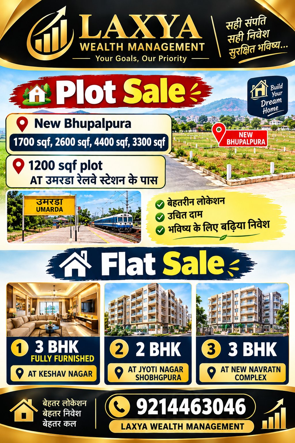 Spacious 3BHK Flat for Sale in Prime Location — photo 1