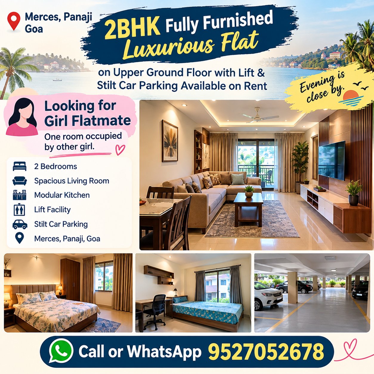 2BHK Furnished Room for rent — photo 1