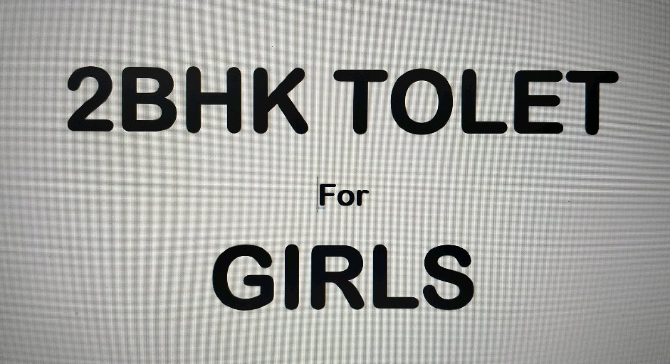 Fully Furnished 2BHK Ground Floor Apartment for Girls