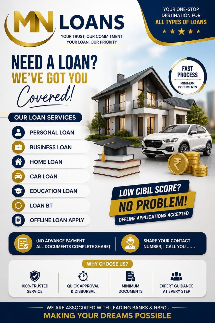 All Types Loans Available