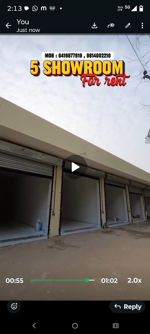 Spacious 5 Showroom with Attached Bathroom and Kitchen