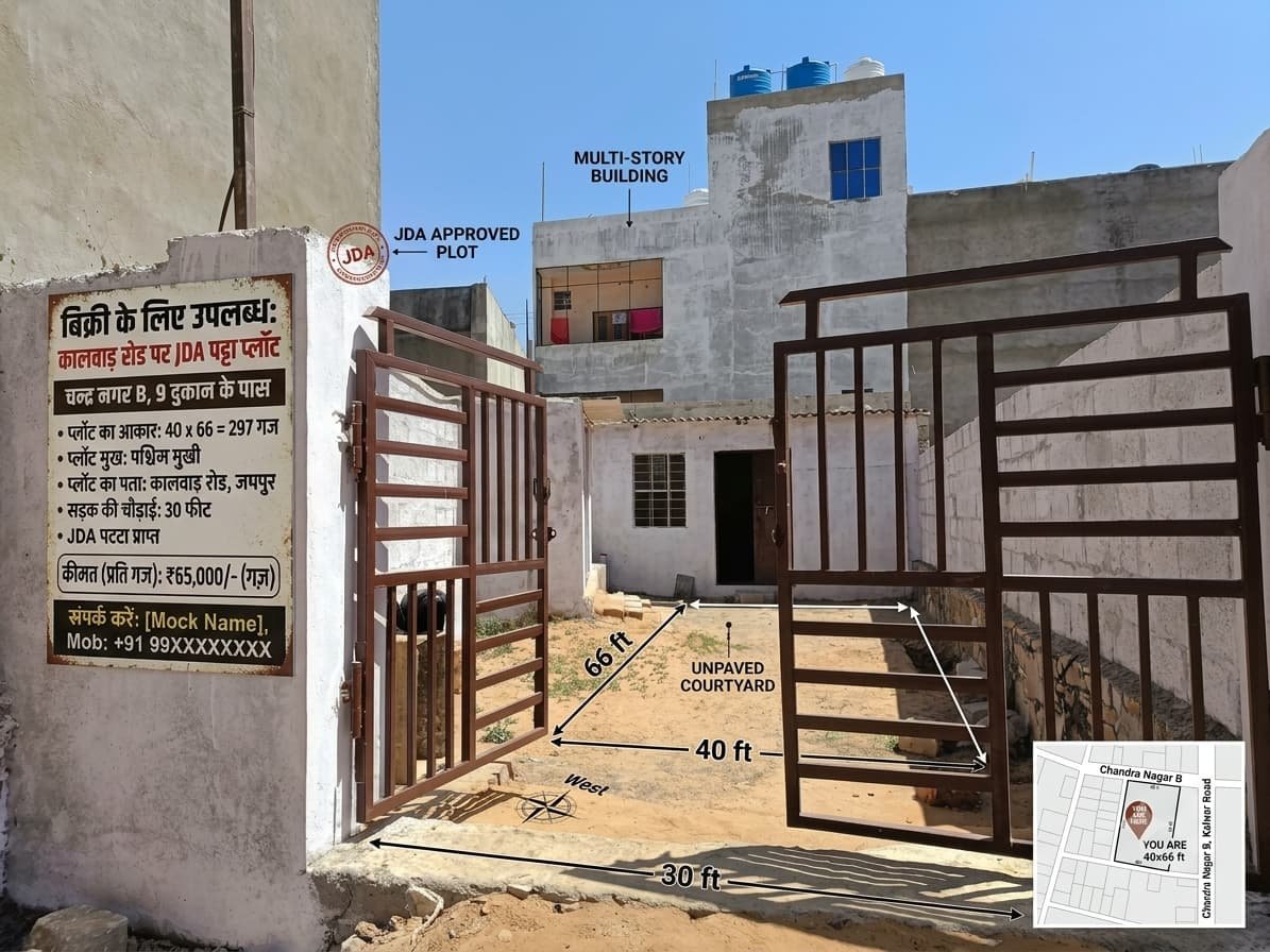 Plot for sale in Location set — photo 1