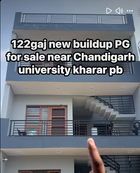 122gaj new building PG for sale