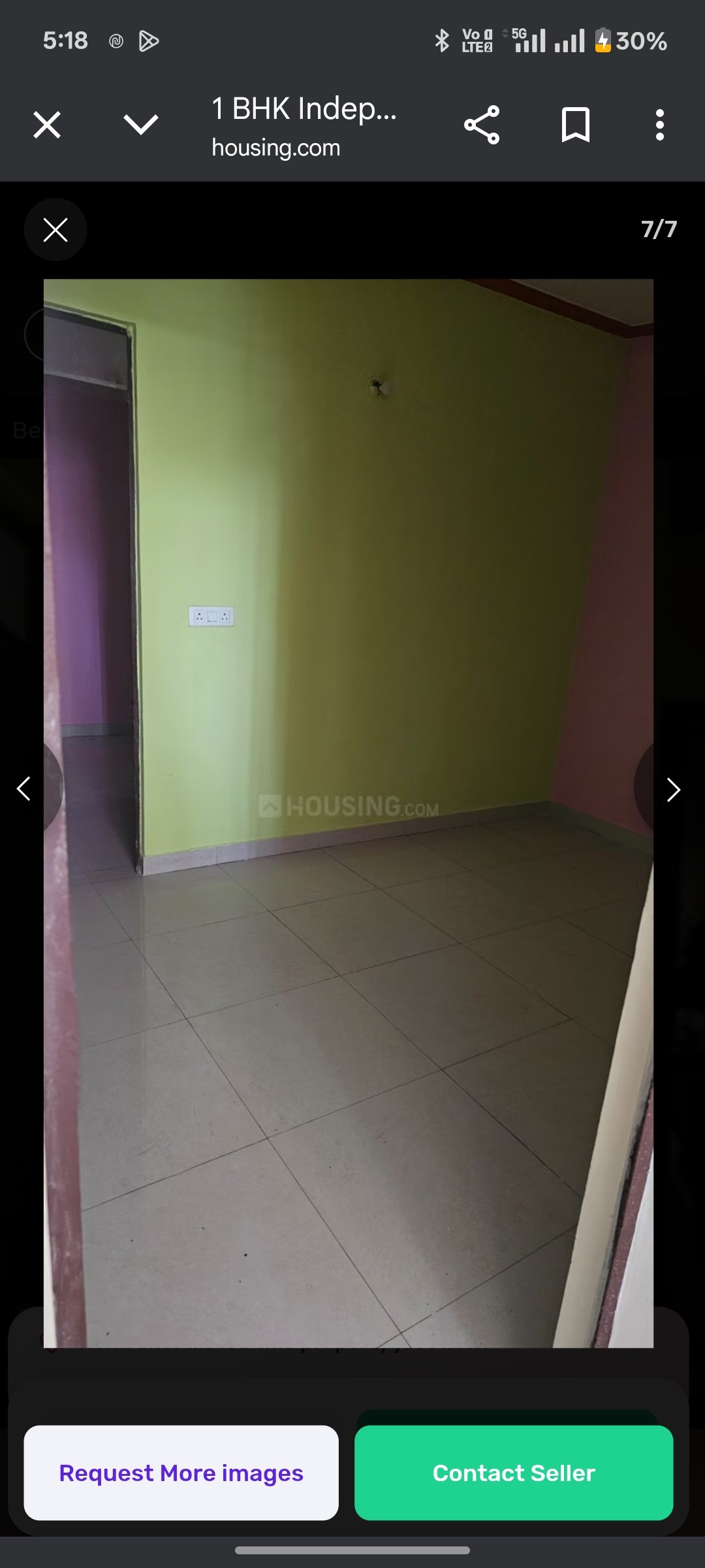 2BHK Unfurnished Room for rent — photo 1