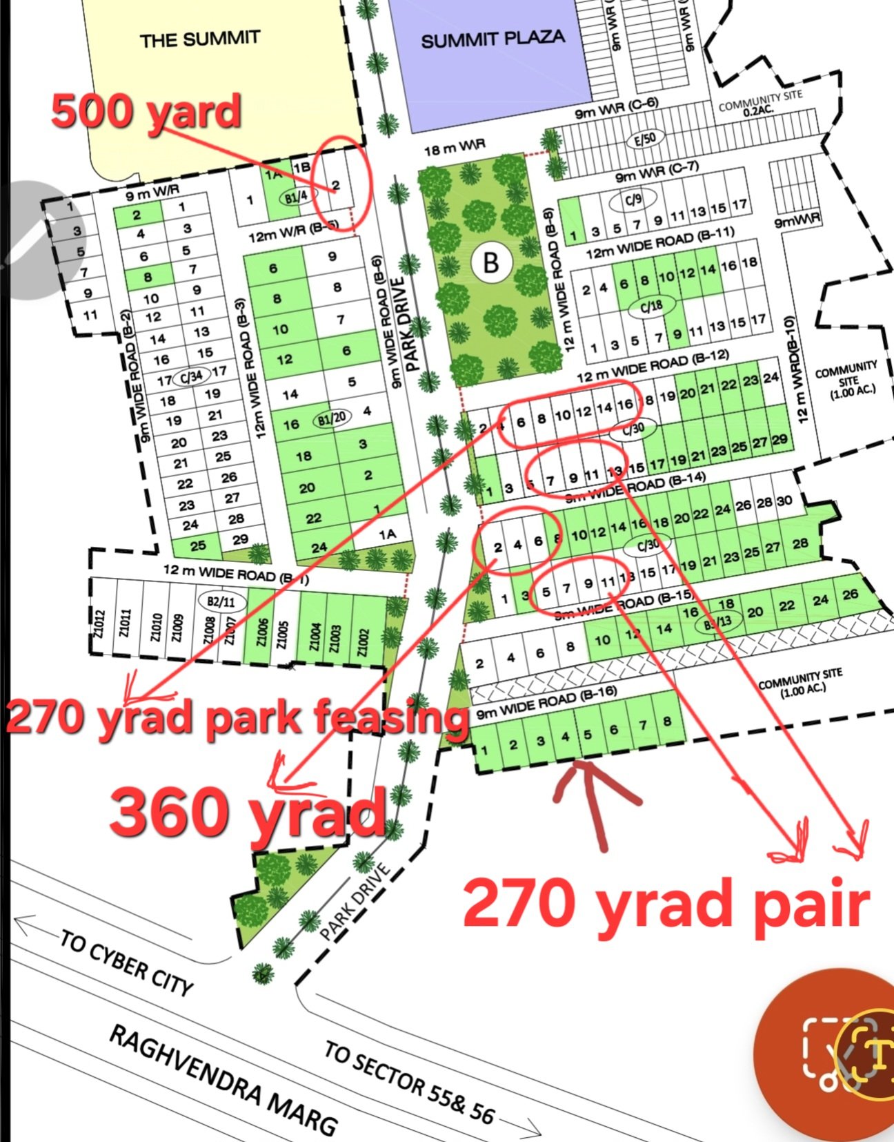Plot for sale in Location set — photo 1