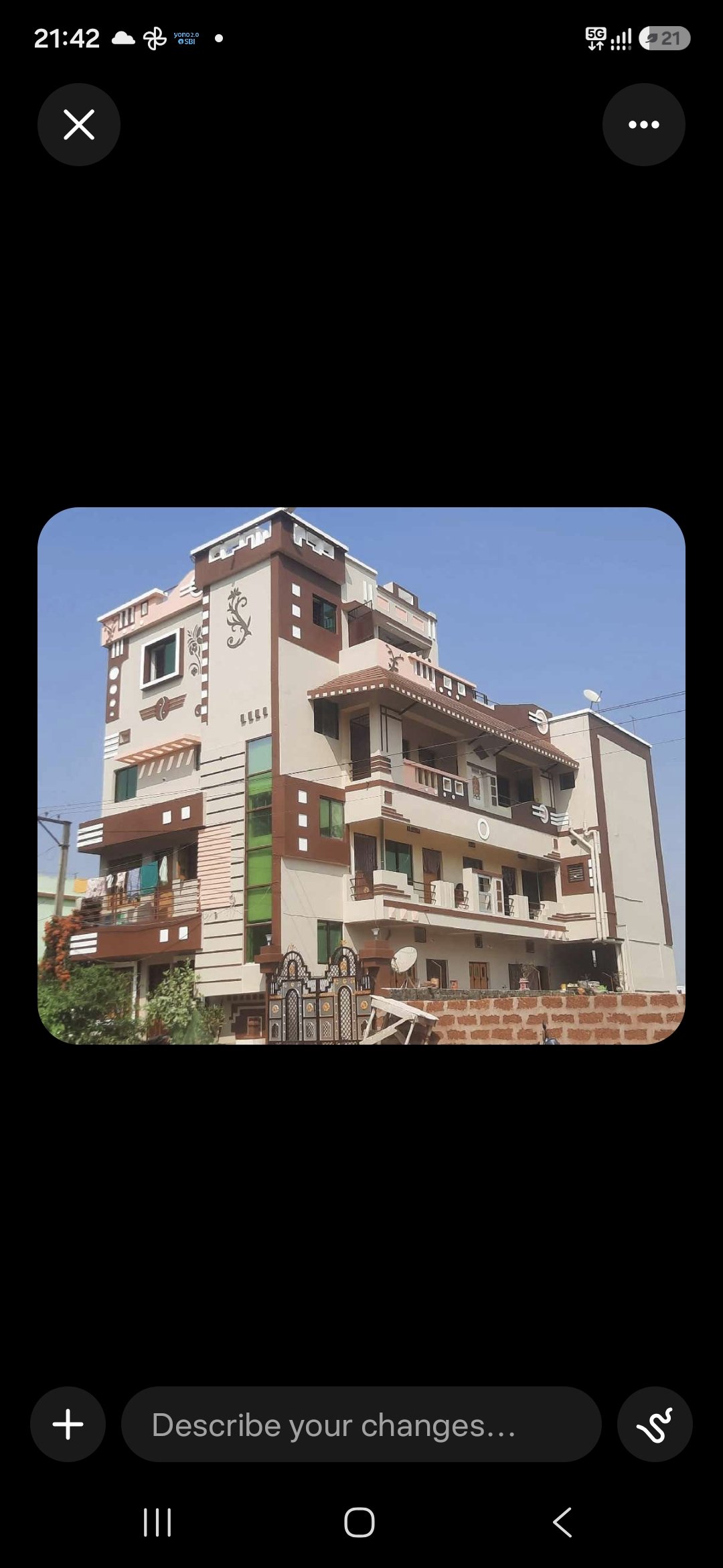 1BHK Furnished House for rent in Location set — photo 1