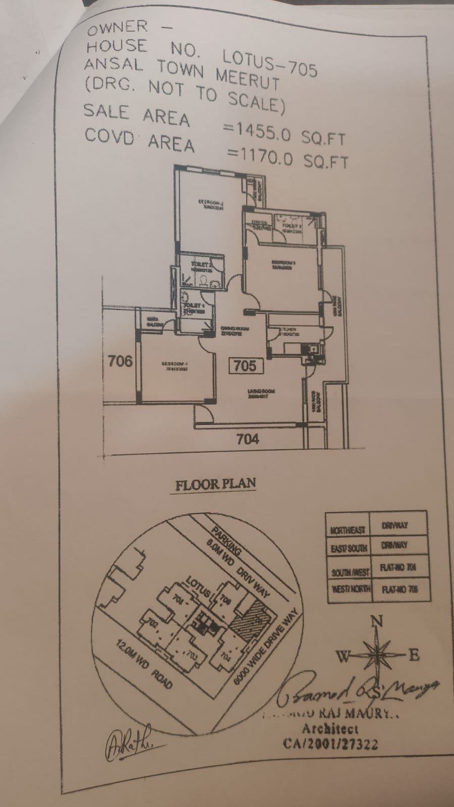 3BHK Unfurnished Flat for sale in Location set
