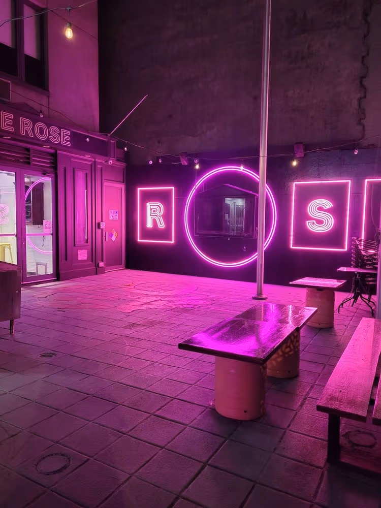 neon theme disco halloween party