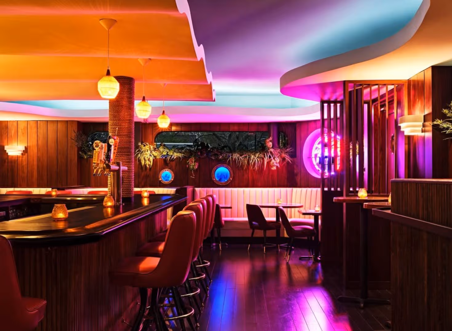 commodore II tiki bar halloween party