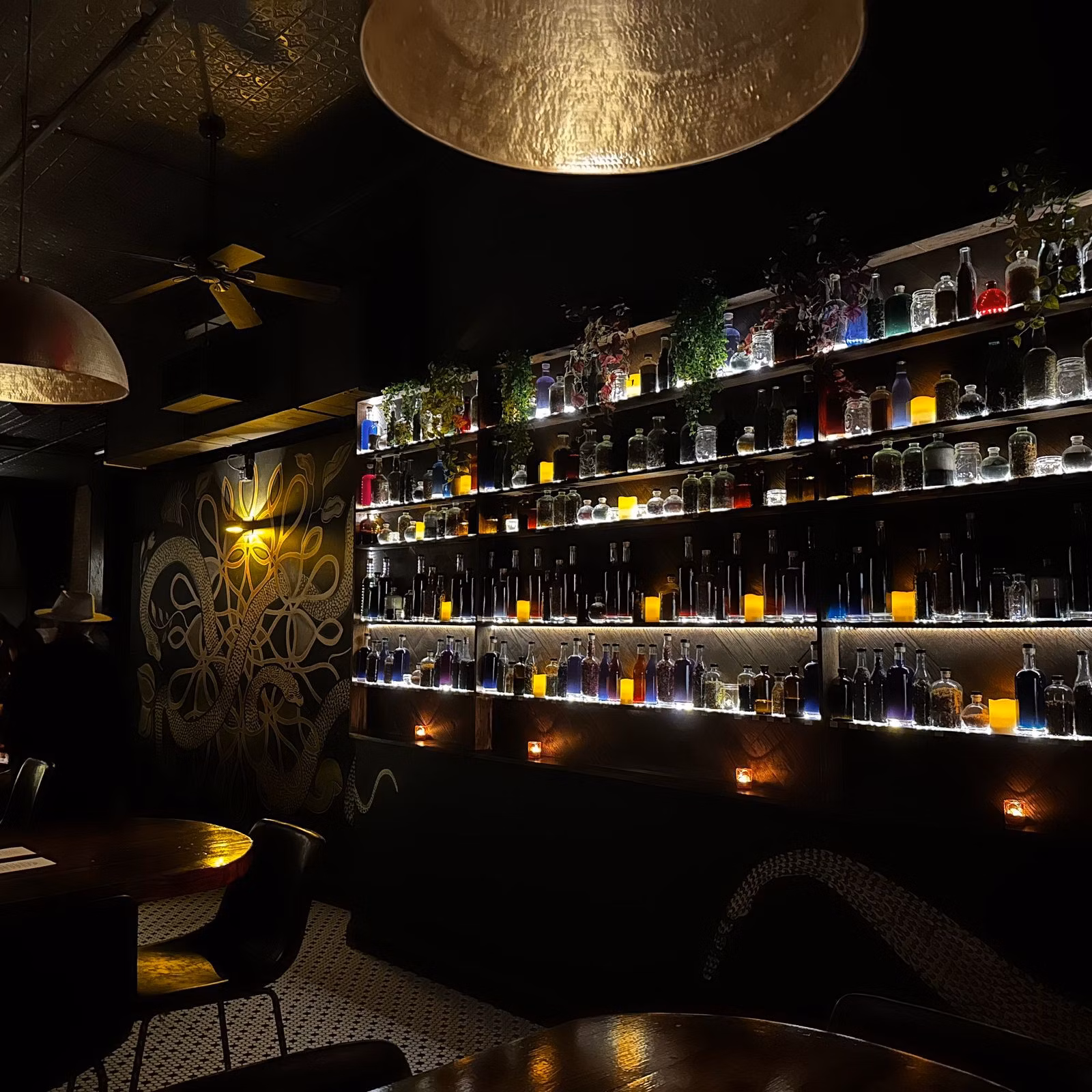 Little More' Brings Botanical-Inspired Cocktails and A Library-Style Bar to Tribeca