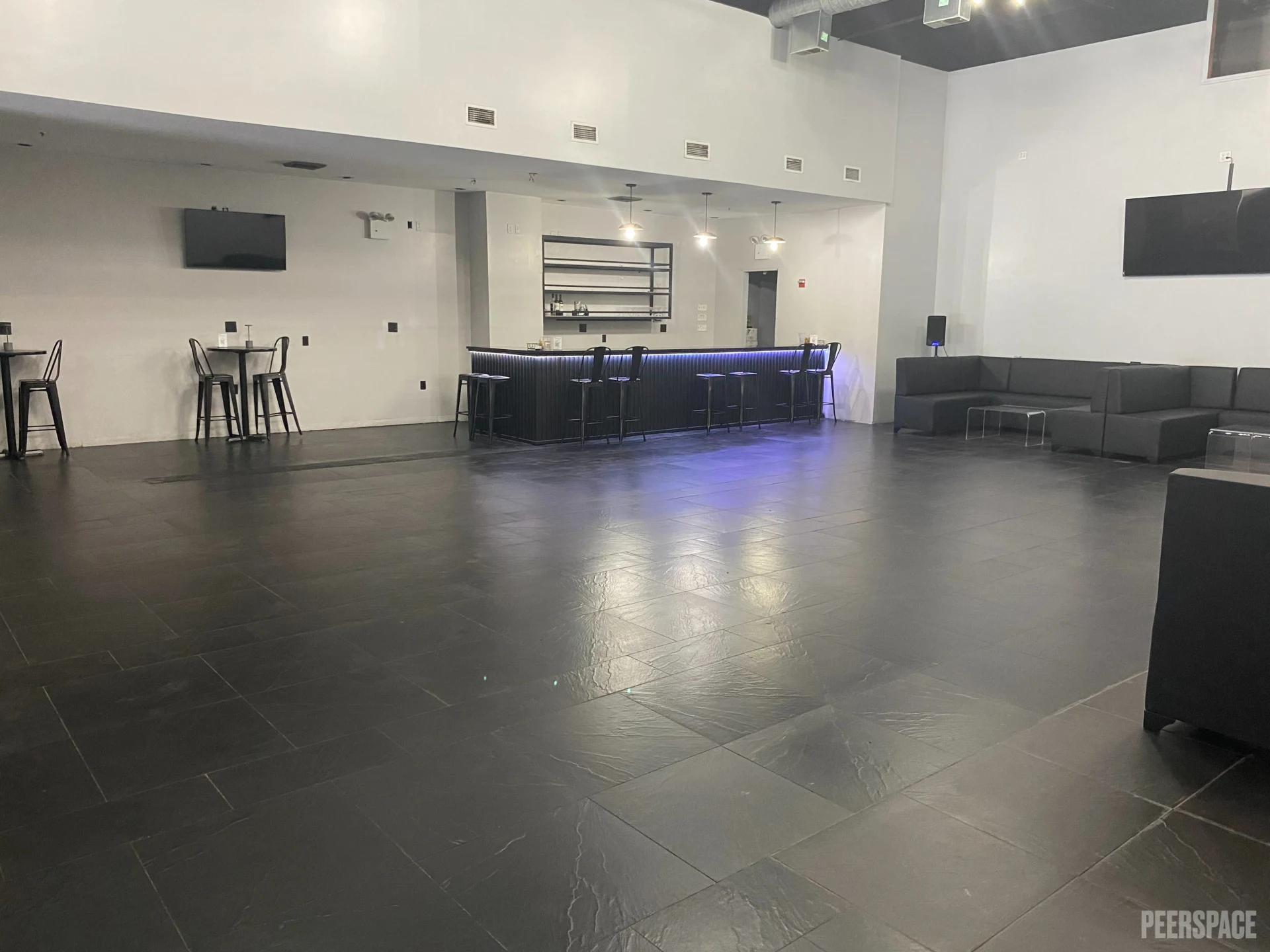 lounge open concept party venue with bar nyc