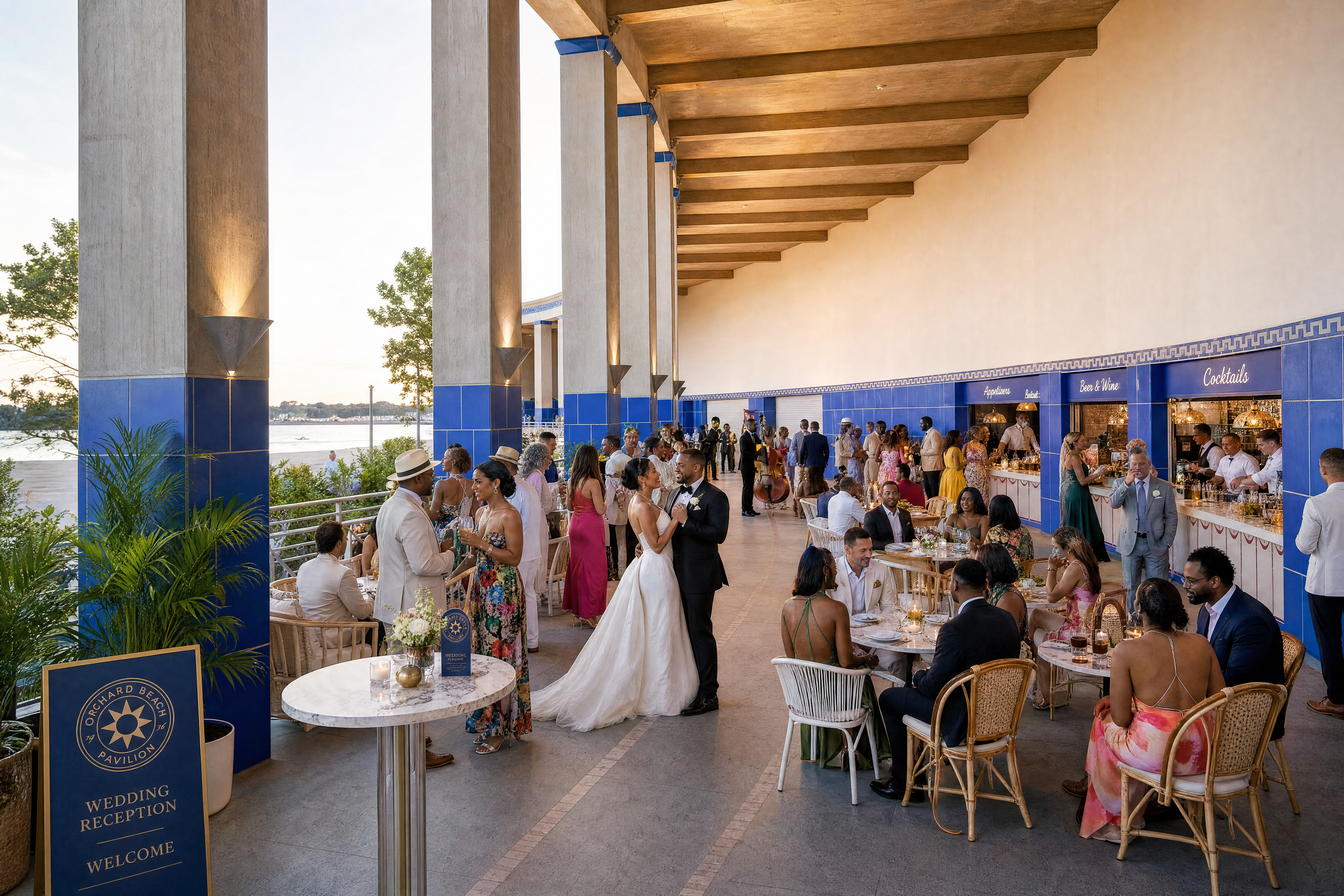 Upper South Balcony at Orchard Beach Pavilion