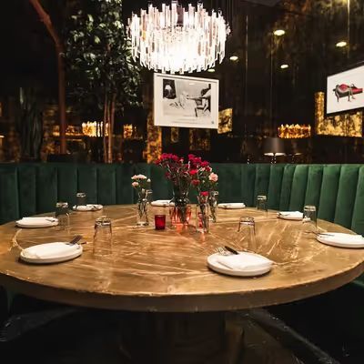 SAINT RESTAURANT BAR & SPEAKEASY - Chandelier Dining Room image 1