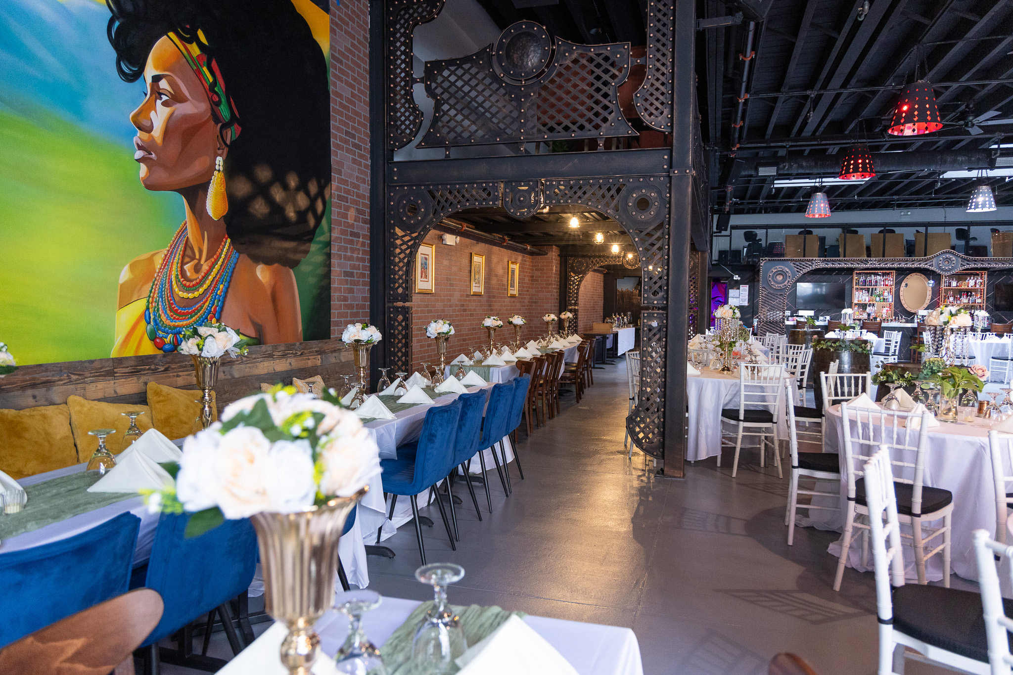 wedding recepetion large in brooklyn