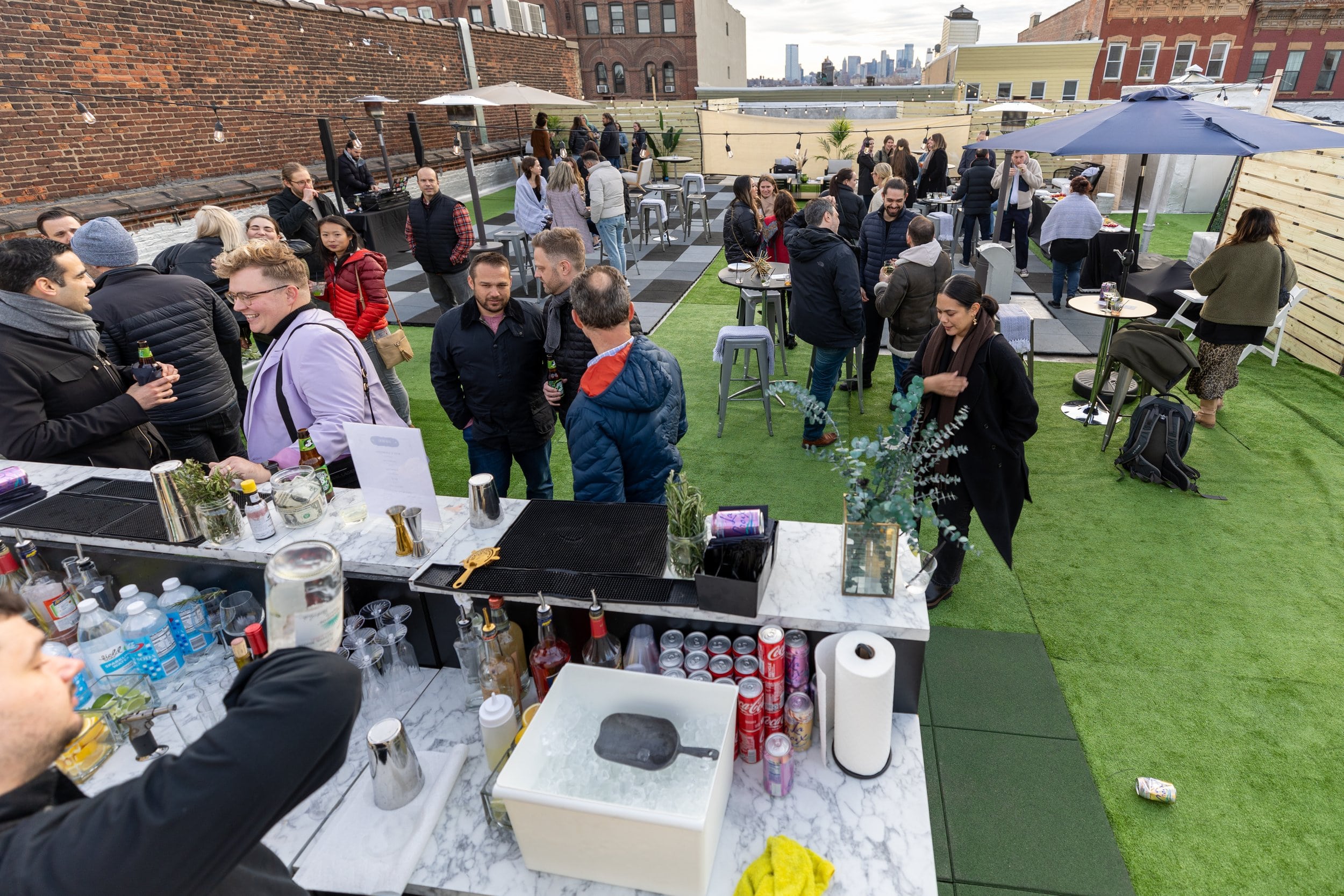 rooftop venue in nyc with guests