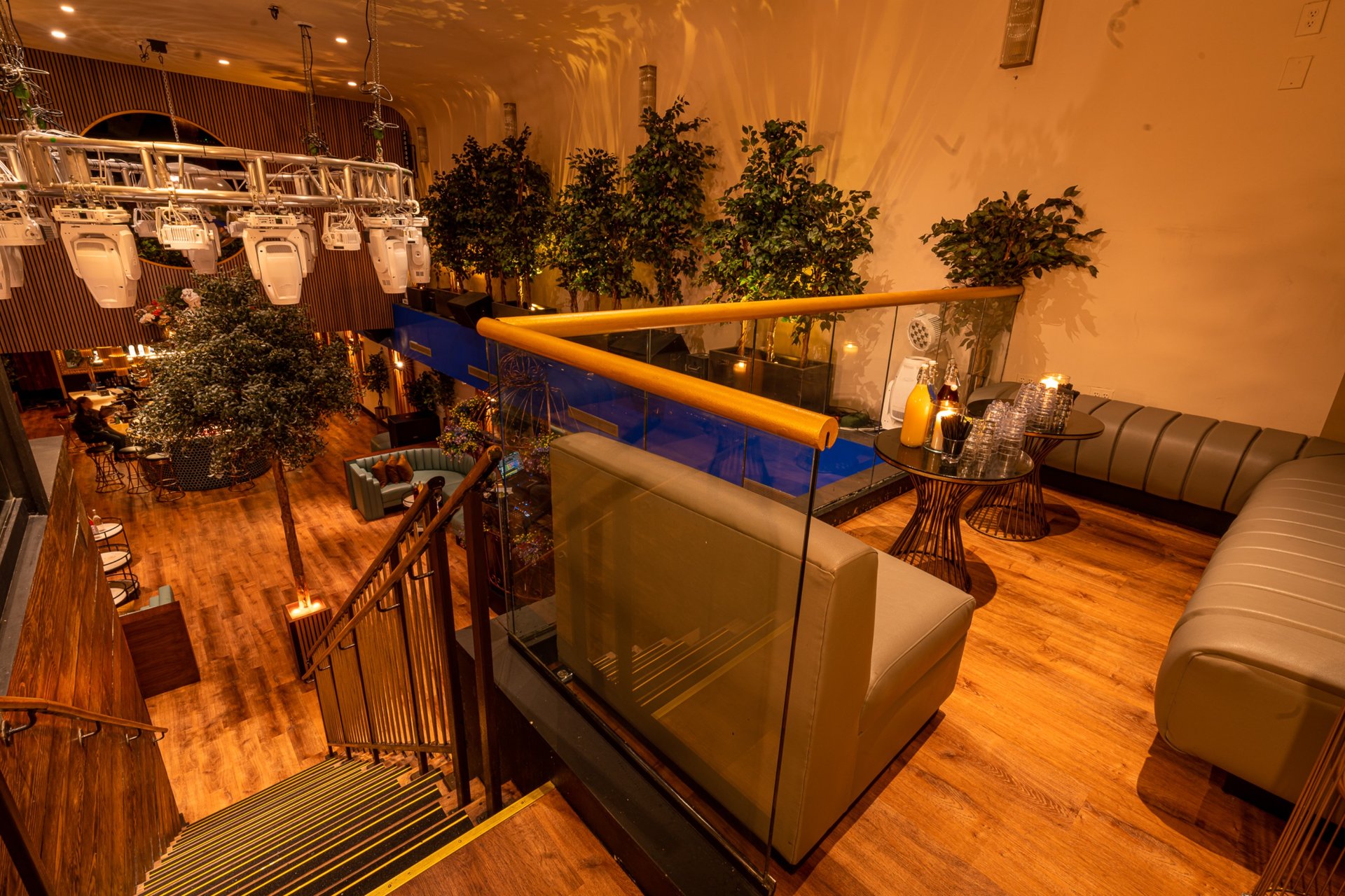 vip area in club lounge seating