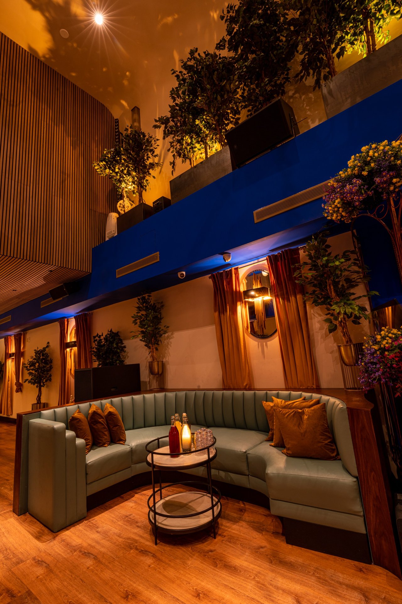 lounge seating in nightclub