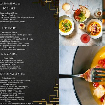 Cruisin Menu at Casa Bond NoHo