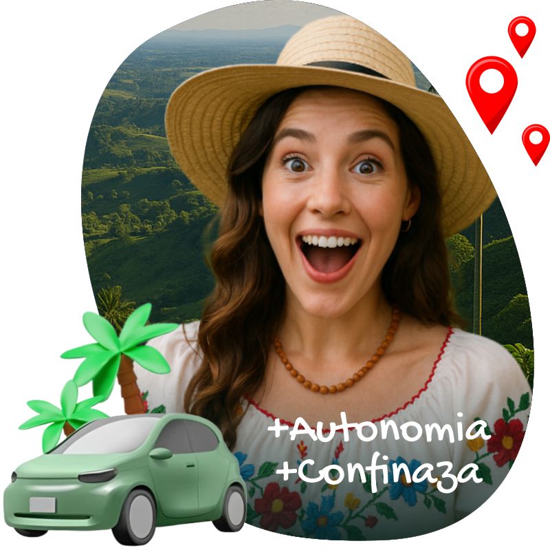 Cliente satisfecha con su experiencia de alquiler de carros en Villavicencio Colombia