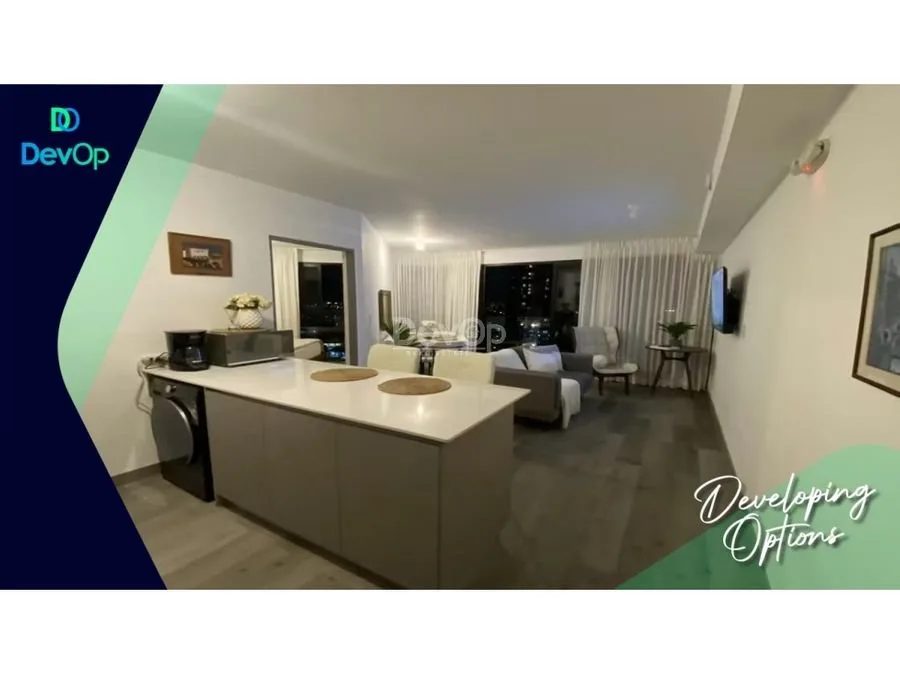 Apartamento amueblado piso 13 en Barrio Escalante