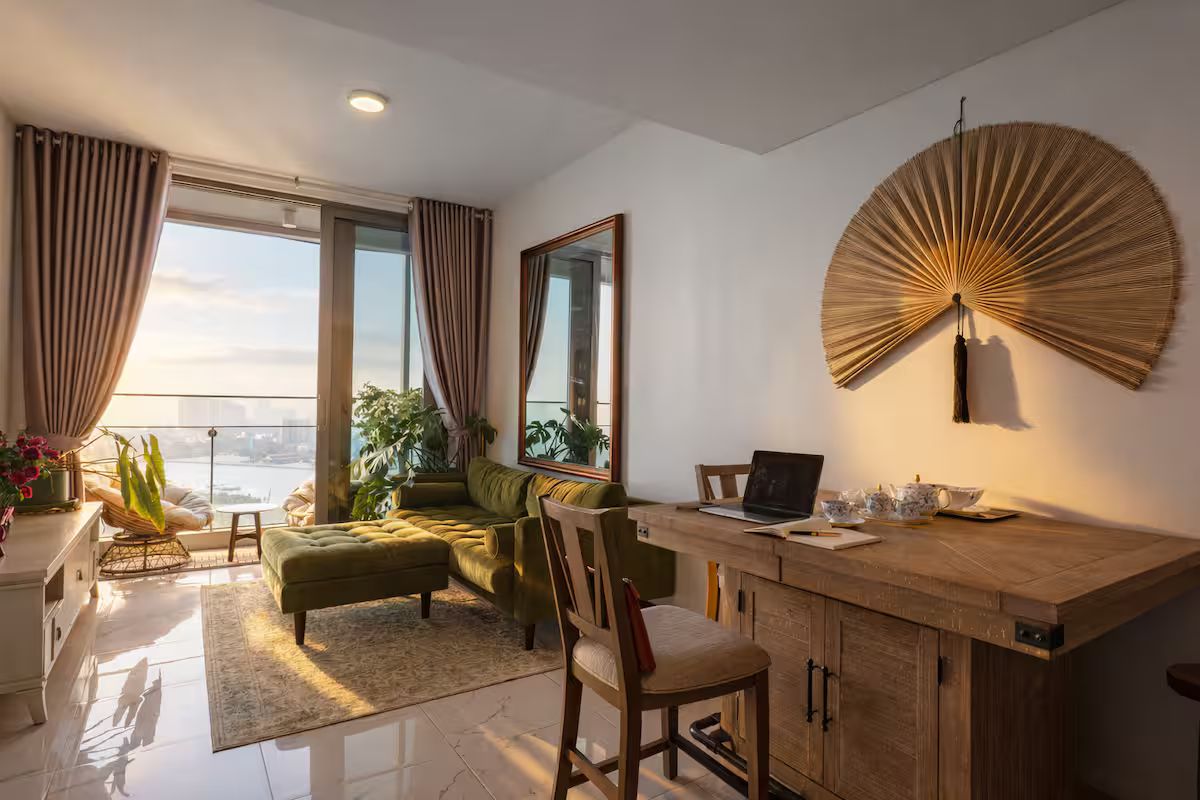 Panoramic River & Skyline View 1BR | Thu Thiem - listing photo