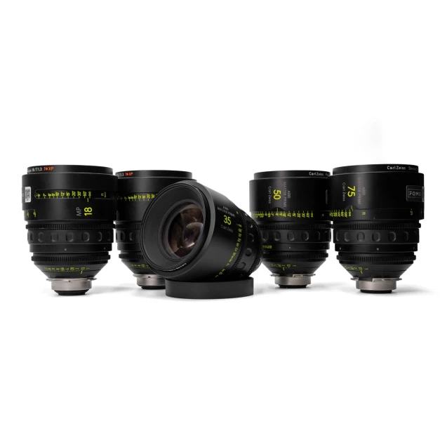 ARRI/Zeiss Master Prime lens set from FOMO Rentals