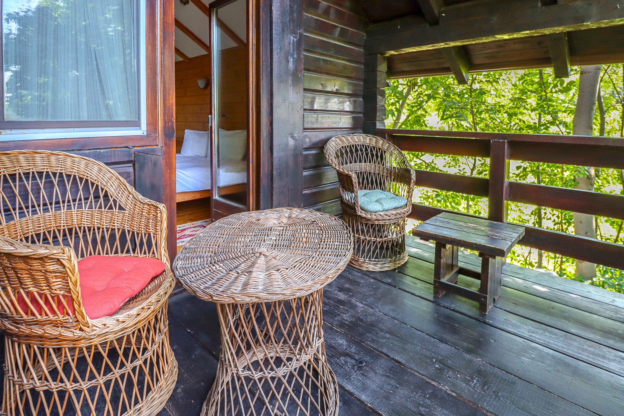 Bathroom with shower and modern fixtures